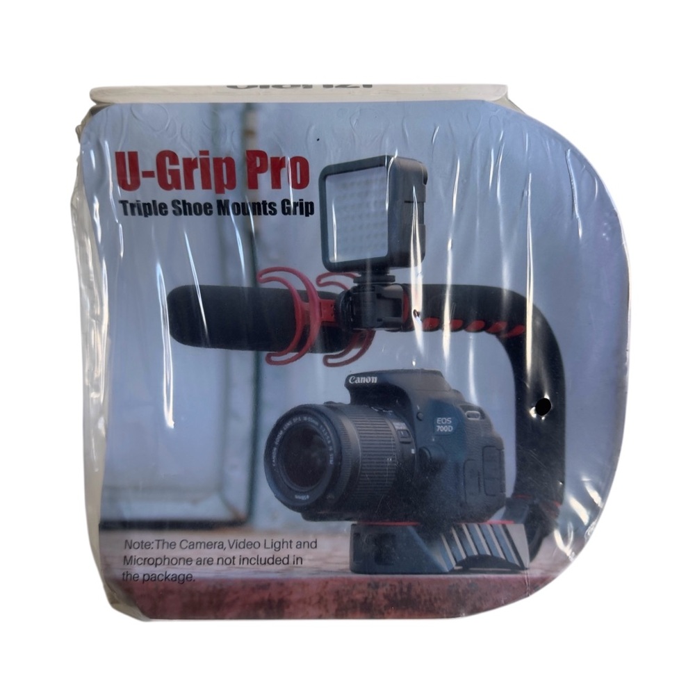 Ulanzi U-Grip Pro Triple Shoe Mounts Grip for DSLR & Smartphone Video